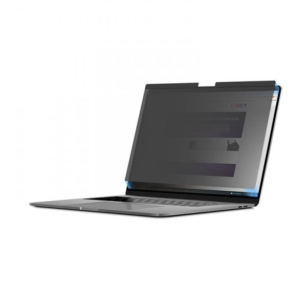 Filtr prywatyzujący RODO Qoltec do MacBook Air 13.6&quot; | Magnetyczny | Ochrona wzroku