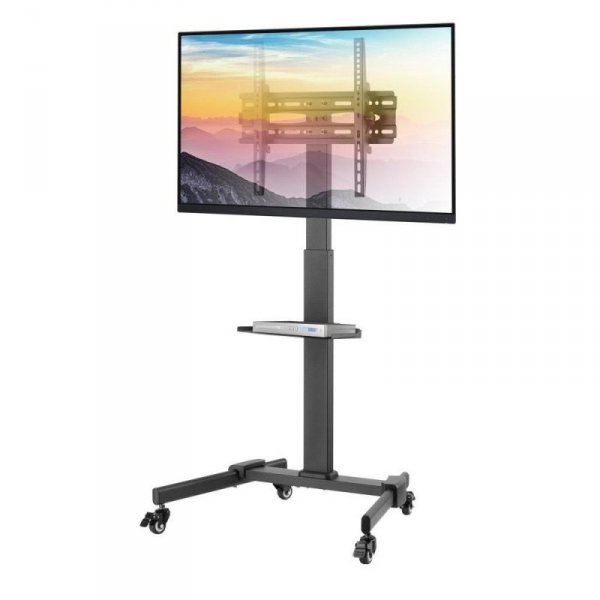 Stojak mobilny Techly 32&quot;-55&quot;, 35kg, z półką