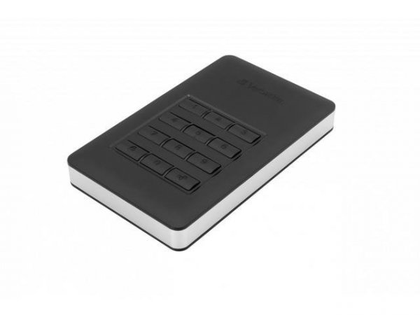 Dysk zewnętrzny Verbatim 2TB Secure 2,5&quot; USB 3.1 czarny szyfrowany