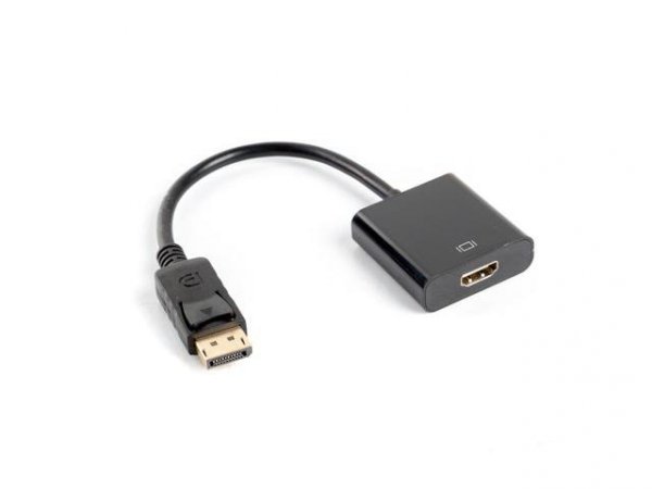 Kabel adapter Lanberg AD-0009-BK DisplayPort (M)- &gt; HDMI (F) czarny