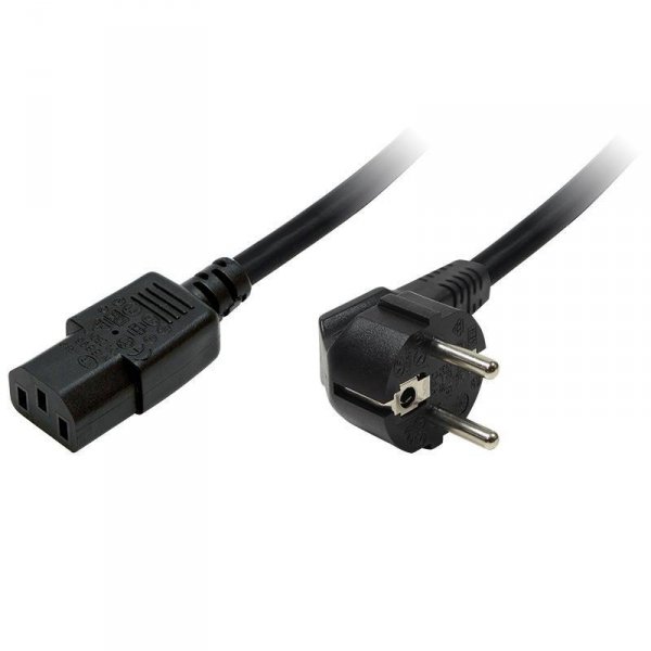 Kabel zasilający LogiLink CP090 Schuko &gt; C13 VDE czarny 1,8m