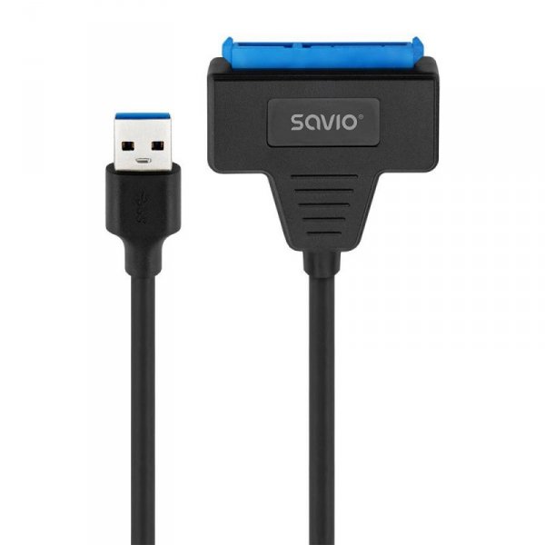 Kabel adapter SAVIO AK-68 USB-A 3.1 Gen 1 (M) - SATA (F) do dysków 2.5&quot;