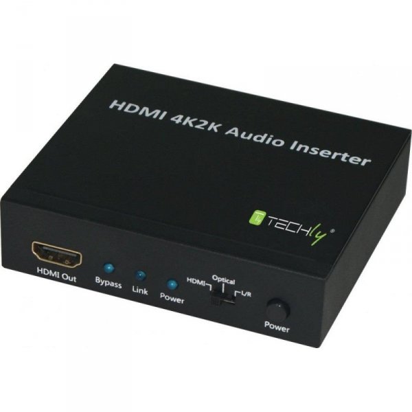 Przełącznik Techly HDMI 2K4K AUDIO INSERTER HDMI/TOSLINK/AUDIO STEREO L/R