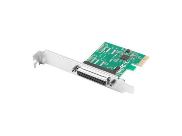 Karta Lanberg PCI Express -&gt; LPT (DB25) x1 + śledź low profile