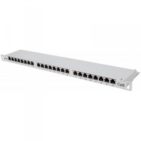 Patch panel Intellinet 24-portowy, FTP Cat.6