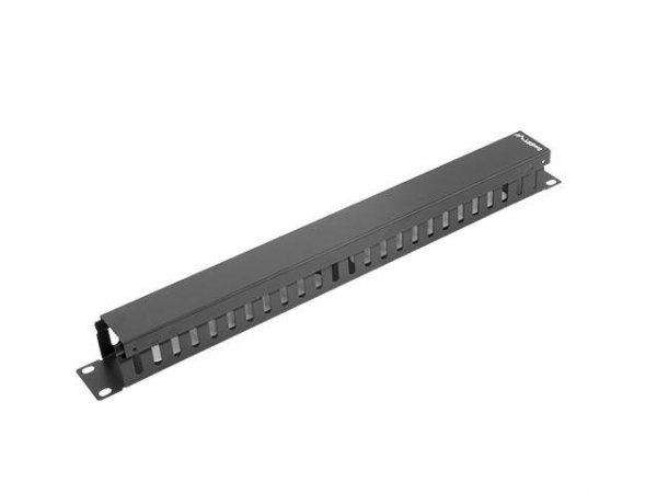 Organizer kabli Lanberg AK-1201-B 19&quot; 1U z zaślepką - typ A czarny