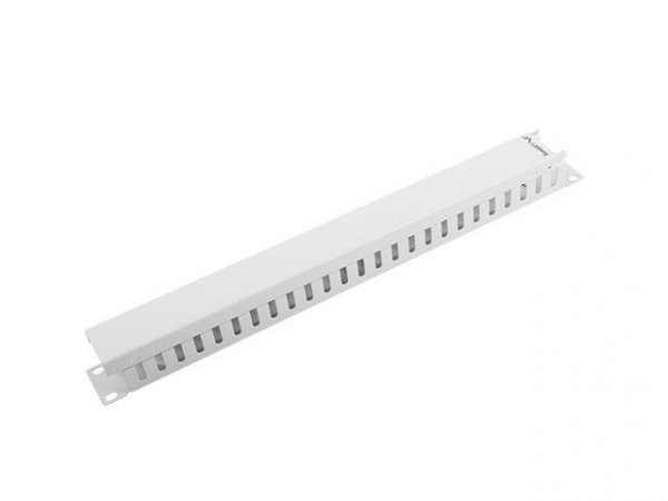 Organizer kabli Lanberg AK-1201-S 19&quot; 1U z zaślepką - typ A szary