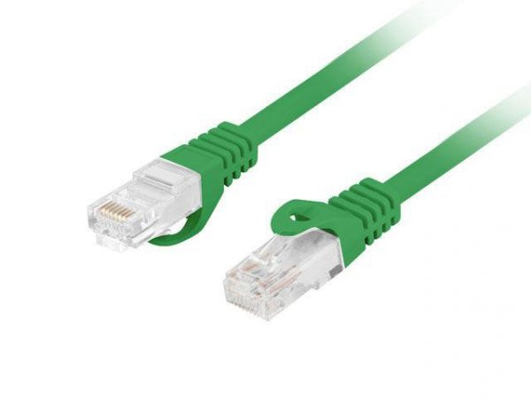 Patchcord Lanberg UTP kat.6 20m LSZH CU fluke passed zielony