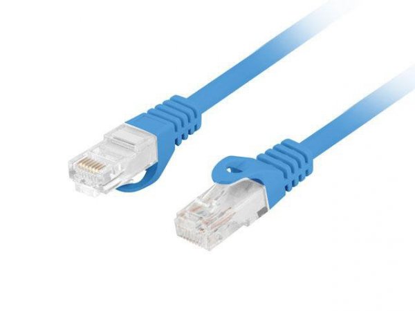 Patchcord Lanberg UTP kat.6 5m LSZH CU fluke passed niebieski