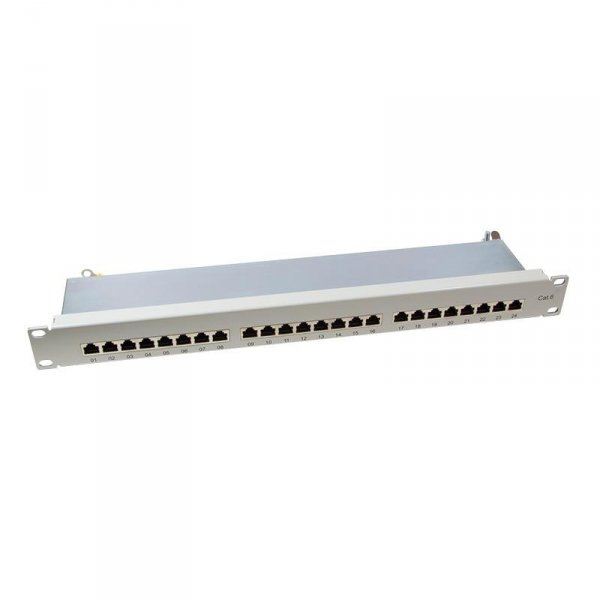 Patch panel LogiLink NP0040A 19&quot; 24x RJ45 kat.6 ekranowany
