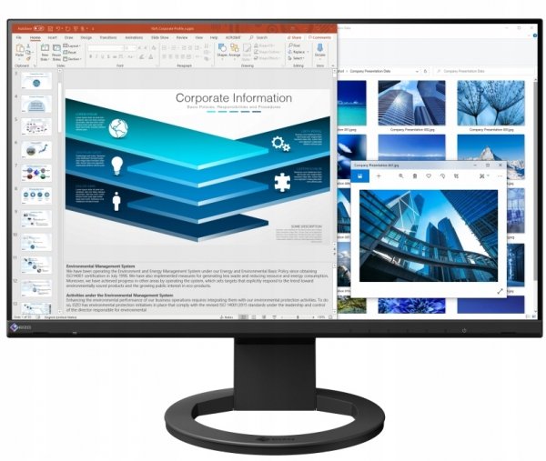 EIZO FlexScan EV2480-BK - monitor 23,8&quot;, 1920 x 1080, FullHD, 16:9, (czarny)