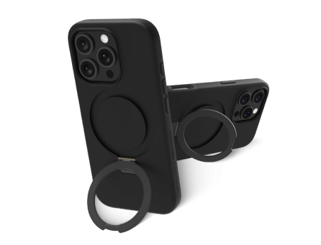 dbramante1928 Iceland Ultra D3O MS Kick - obudowa ochronna z podstawką do iPhone 16 Pro kompatybilna z MagSafe (black)