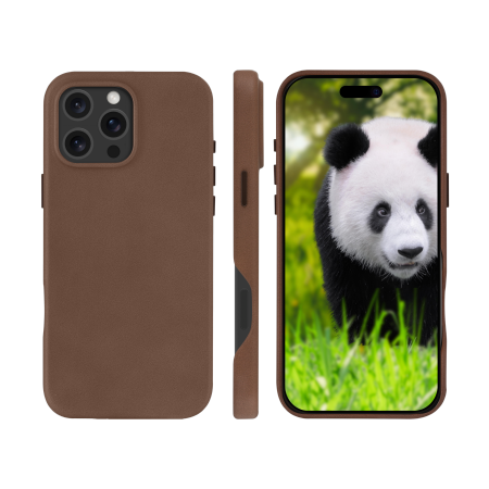 dbramante1928 Roskilde 2 MagSafe - skórzana obudowa ochronna do iPhone 16 Pro Max kompatybilna z MagSafe (dark tan)