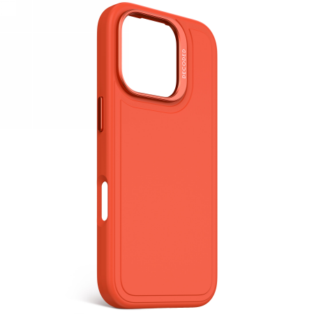 Decoded AntiMicrobial Silicone Stacks Backcover - silikonowa obudowa ochronna do iPhone 16 Pro kompatybilna z MagSafe (tangerine