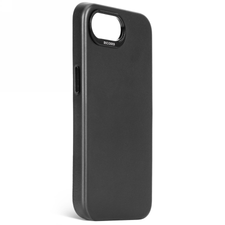 Decoded Leather Backcover - skórzana obudowa ochronna do iPhone 16e kompatybilna z MagSafe (black)