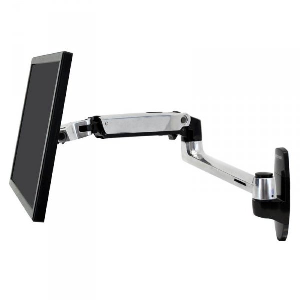 Ergotron LX Wall Mount Arm - uchwyt ścienny do monitora (polerowane aluminium)