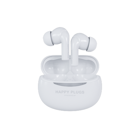 Happy Plugs Joy Pro - bezprzewodowe słuchawki douszne z ANC (white)