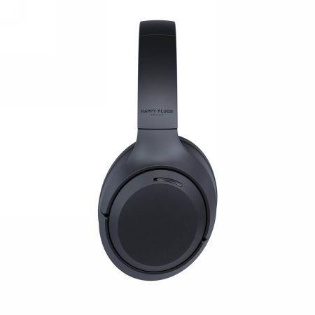 Happy Plugs Play Lite - bezprzewodowe słuchawki nauszne z wejściem 3,5 mm i wbudowanym radiem (black)