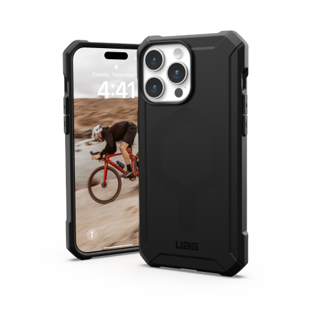 UAG Essential Armor Magsafe - obudowa ochronna do iPhone 15 Pro Max kompatybilna z MagSafe (black)