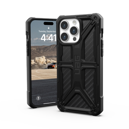 UAG Monarch - obudowa ochronna do iPhone 15 Pro Max (carbon fiber)