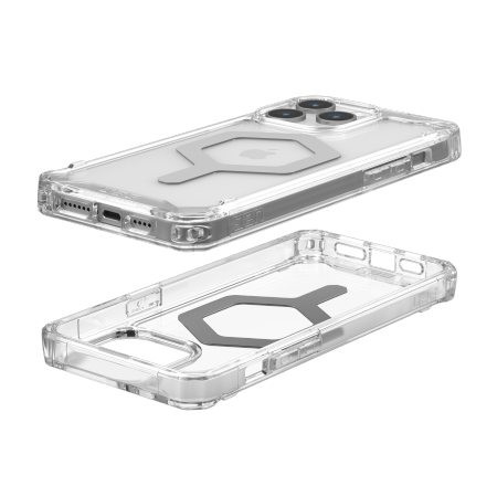 UAG Plyo Magsafe - obudowa ochronna do iPhone 15 Pro Max kompatybilna z MagSafe (ice-silver)