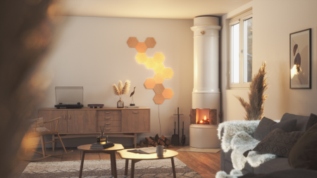 Nanoleaf Elements Hexagons Starter Kit - panele świetlne (13 paneli świetlnych, kontroler w zestawie)