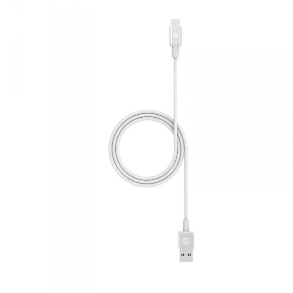 Mophie - kabel ze złączami USB-C, microUSB, USB A oraz lightning 1m (white)