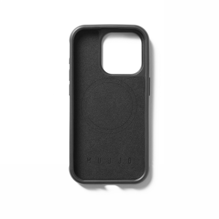 Mujjo Shield Case - etui do iPhone 15 Pro kompatybilne z MagSafe (black)