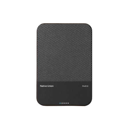 Native Union (Re)Classic Power Bank - magnetyczny powerbank 5000 mAh kompatybilny z MagSafe i Qi2, kabel USB-C - USB-C 15 cm w z