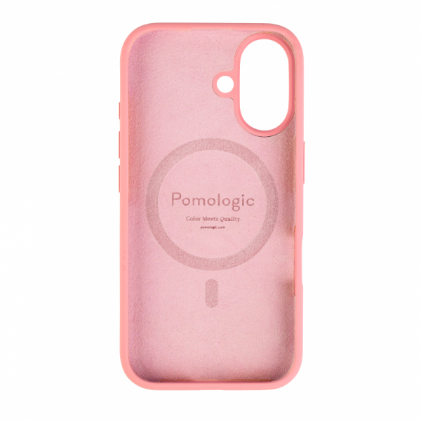 Pomologic CoverCase - silikonowa obudowa ochronna do iPhone 16 kompatybilna z MagSafe (pink)