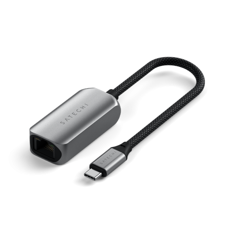 Satechi Ethernet Adapter - adapter USB-C 2.5 do Ethernet (space gray)