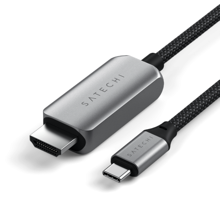 Satechi - kabel USB-C - HDMI 2.1 8K 2m (space gray)