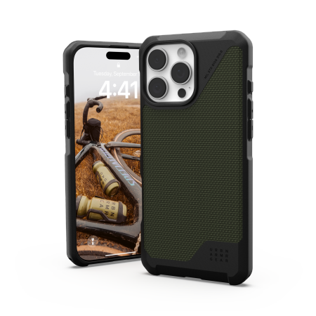 UAG Metropolis LT Magsafe - obudowa ochronna do iPhone 16 Pro Max kompatybilna z MagSafe (kevlar olive)