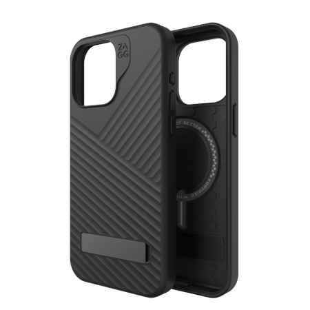 ZAGG Denali Snap KS - obudowa ochronna z podstawką do iPhone 15 Pro Max kompatybilna z MagSafe (black)