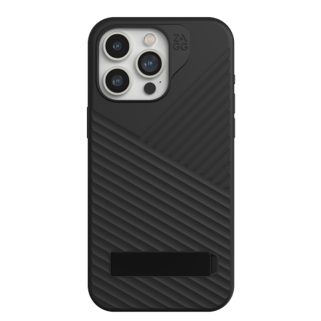 ZAGG Denali Snap KS - obudowa ochronna z podstawką do iPhone 15 Pro Max kompatybilna z MagSafe (black)