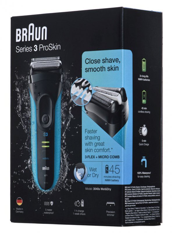 Golarka Braun 3040 (kolor niebieski)