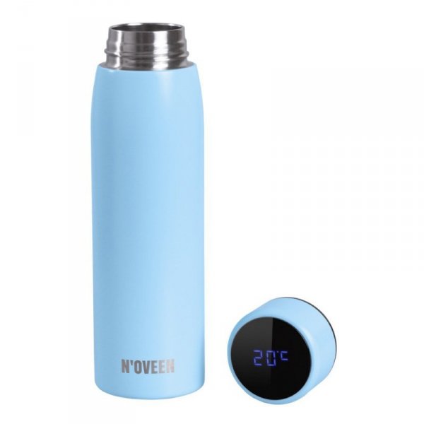 Butelka Termiczna LED NOVEEN TB2217 Light Blue Mat 380 ml