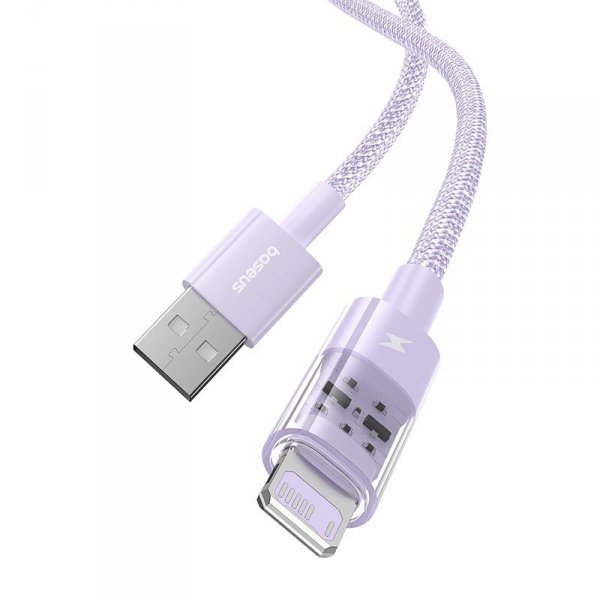 Kabel Baseus Gem 2.4A 2m (fioletowy)