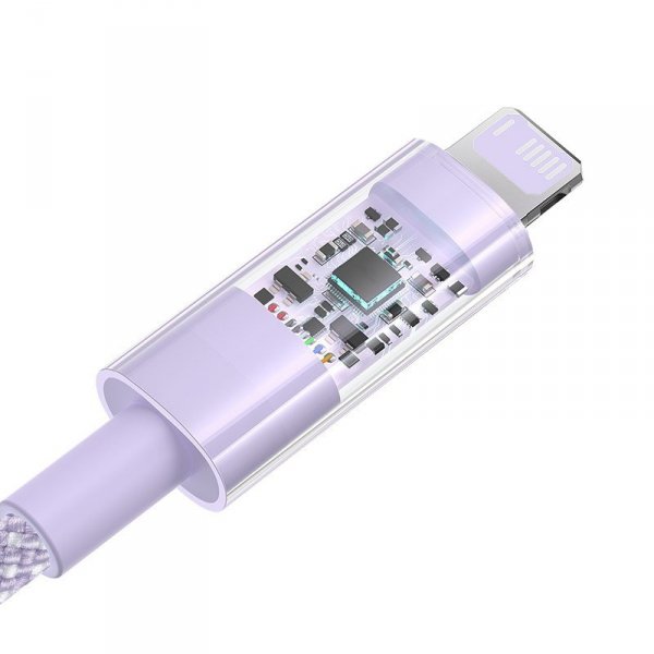 Kabel Baseus Gem 2.4A 1m (fioletowy)