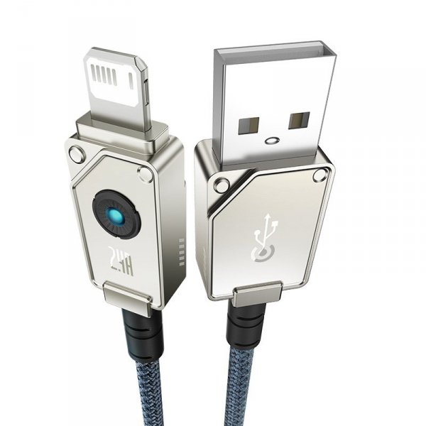 Kabel Baseus Unbreakable USB-IP 2.4A 2m (biały)