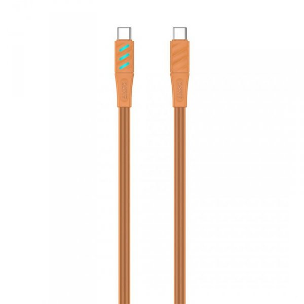 Kabel do ładowania Havit Typ C CB6254 pomarańczowy