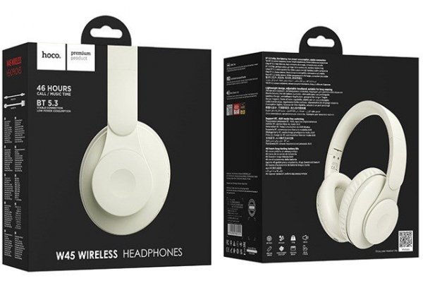 Słuchawki bezprzewodowe Hoco W45 Enjoy (biały)