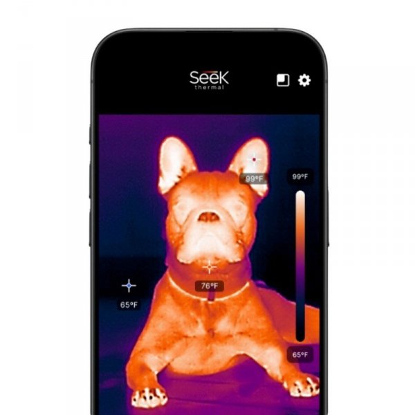 Kamera termowizyjna Seek Thermal Nano 200 LW-ABAX dla Apple iOS Lightning 200x150, 25hz