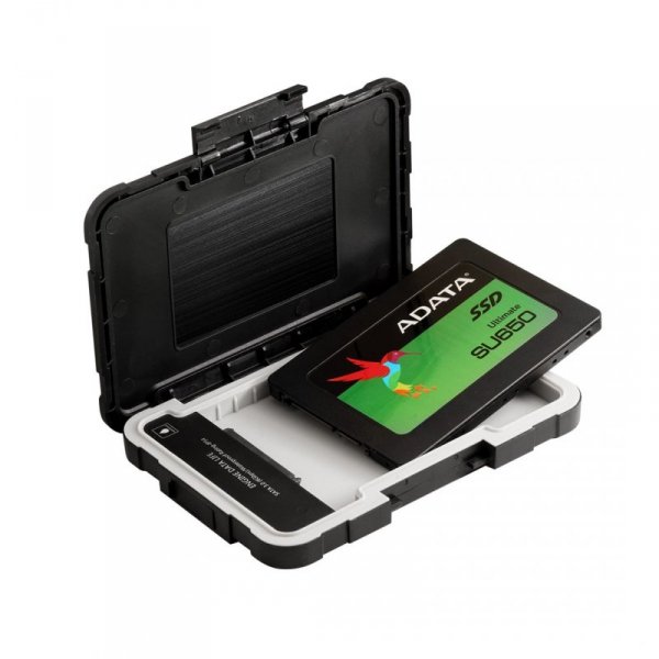 Kieszeń ADATA ED600 AED600-U31-CBK (2.5&quot;; USB 3.1; Tworzywo sztuczne; kolor czarny)