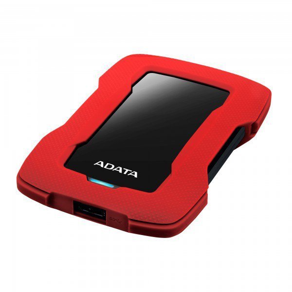 Dysk zewnętrzny HDD ADATA HD330 (2TB; 2.5&quot;; USB 3.2; czerwony)