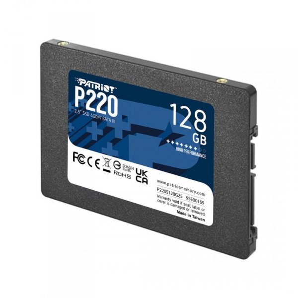 SSD Patriot P220 128GB SATA3 2,5&quot;