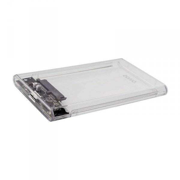 SAVIO ZEWNĘTRZNA OBUDOWA NA DYSK HDD/SDD 2,5&quot;, USB 3.0, TRANSPARENTNA, AK-66