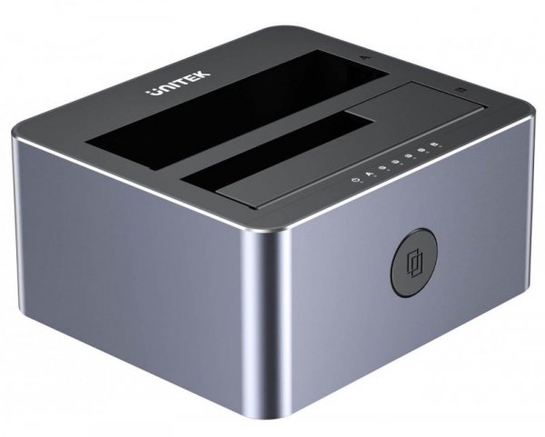 UNITEK STACJA KLONUJĄCA DYSKI 2 X SATA 2,5&quot;/3,5&quot; USB-C 10GBPS