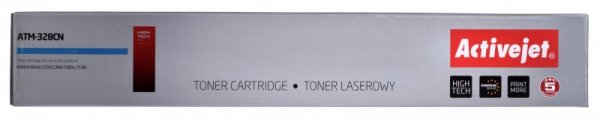Activejet ATM-328CN Toner (zamiennik Konica Minolta TN328C; Supreme; 28000 stron; błękitny)