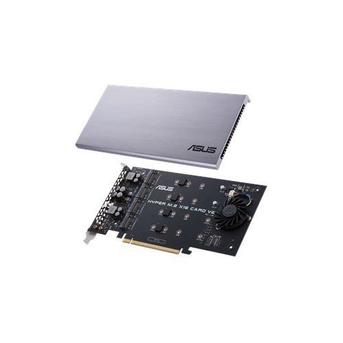 Kontroler ASUS Hyper M.2 PCIe 3.0 x16, 4x M.2 NVMe (2242/2260/2280/22110) GEN 3